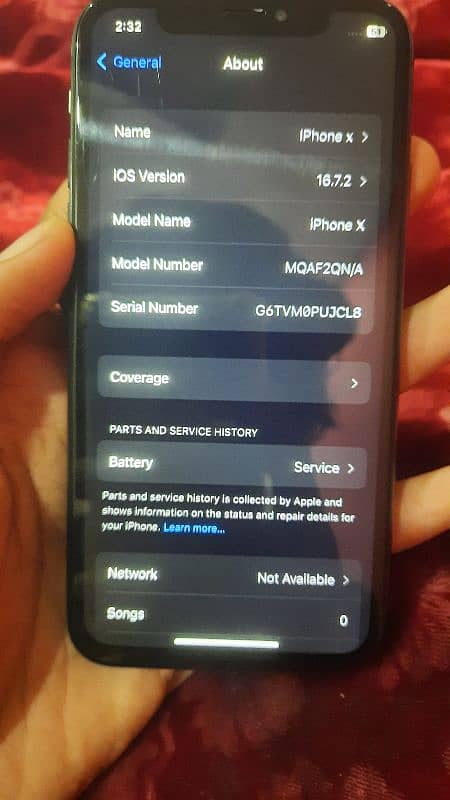 iPhone X 256GB Factory Unlock 0346-2534-229 2