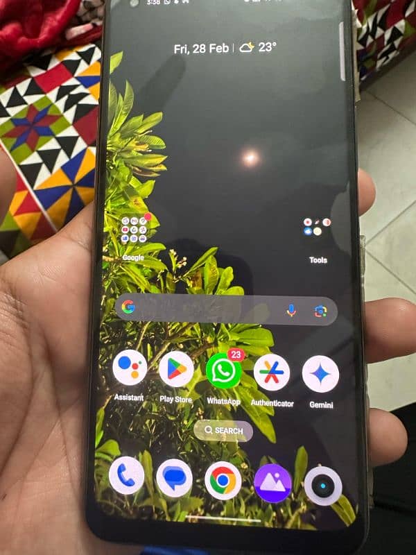 Realme 8 PTA Approved Dual sim 8/128 Gray Color 10/9 condition 3