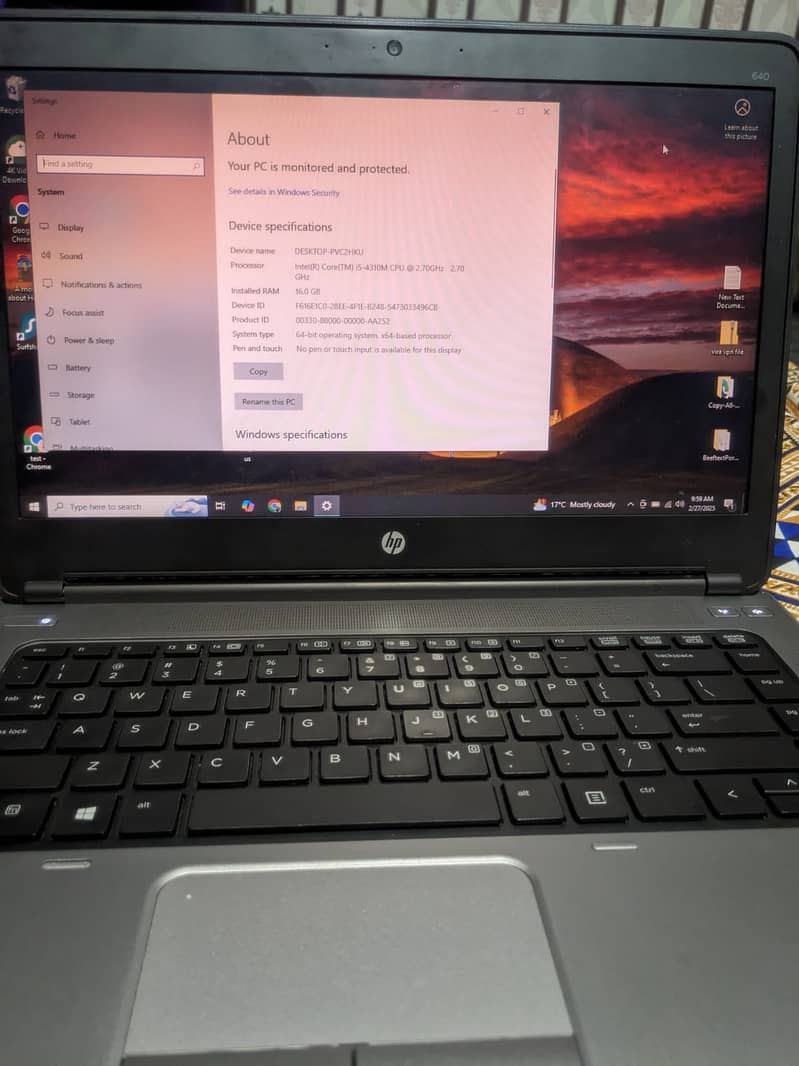 HP ProBook  | Core i5 4th Gen 16/256 SSD 0