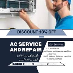 Expert AC & Fridge Technician – Repair, Service & Installation (10% Of