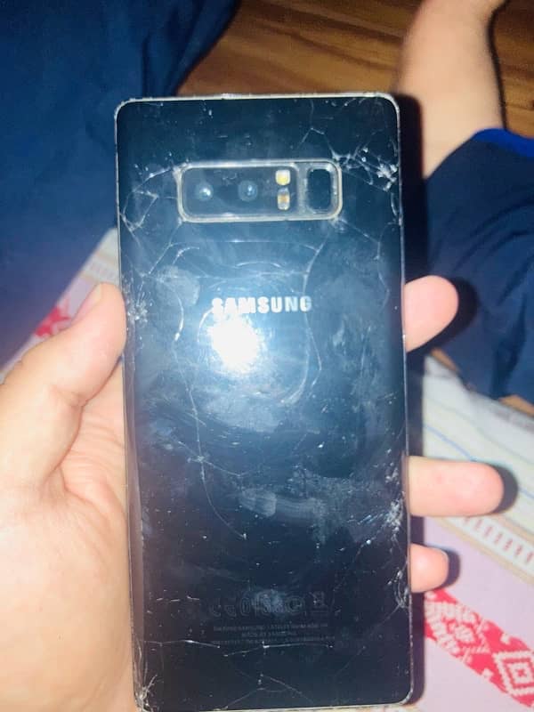 Samsung note 8 only pannal damage 2