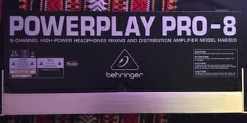 Behringer headphones amplifier mixing and distribution