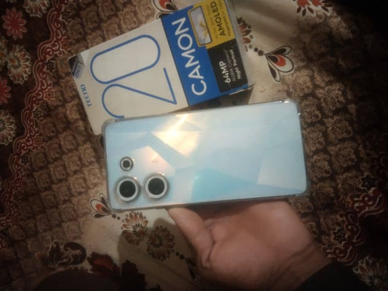 Tecno cammon 20 8+8 256gb with box 1