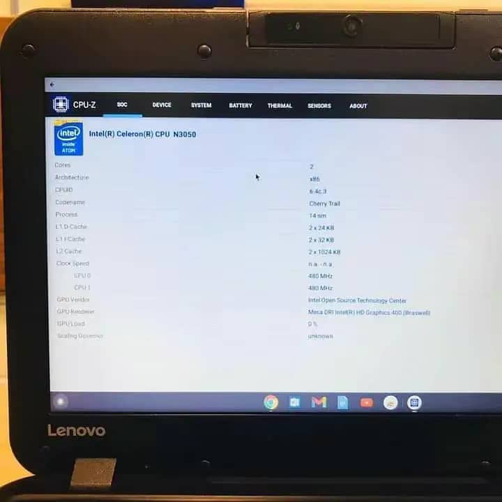 New Lenovo N22 chromebook 3