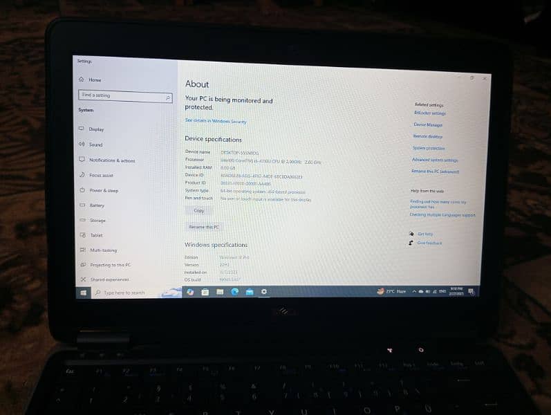 Dell Latitude Laptop slightly used laptop 11