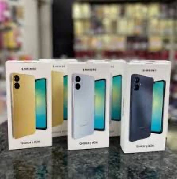 Samsung A06 4/64 box pack all colour available 4