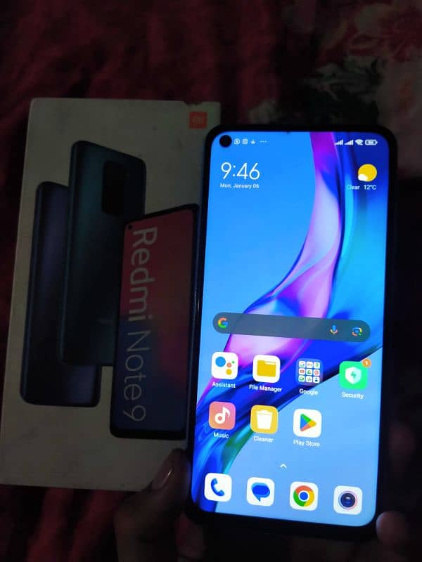 Xiaomi redmi note 9 pta proved with box 4gb 128gb all ok 1