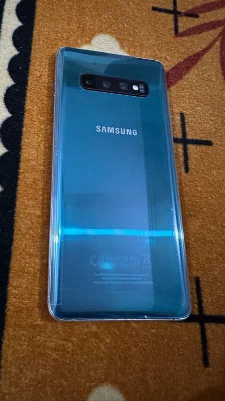 SAMSUNG S 10 plus 8/128gb DUAL SIM PTA ONLINE ONE DOT ONLY MOBILE. 1