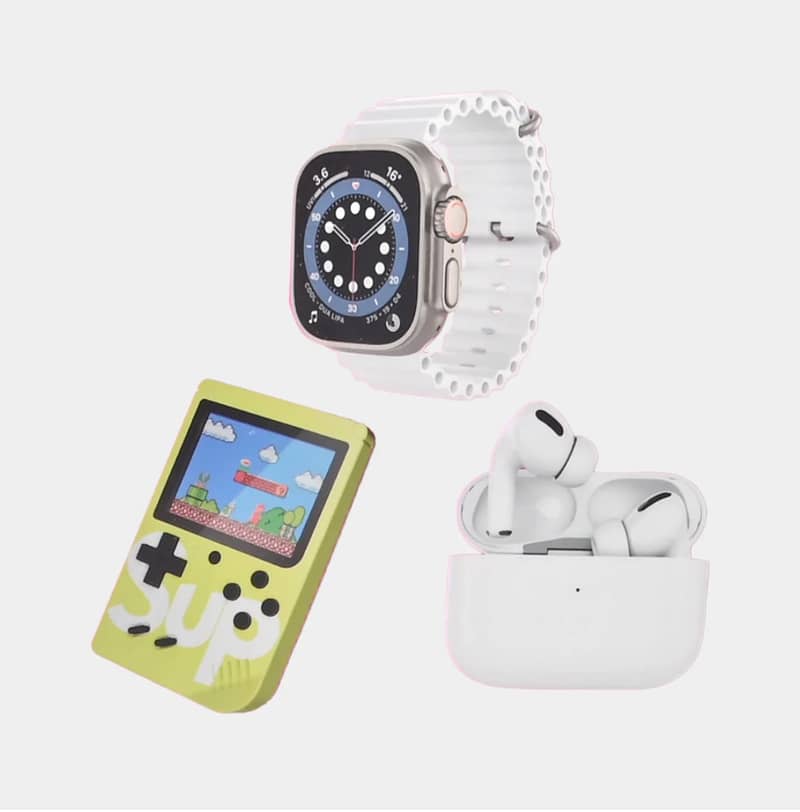 Gift Combo suit Smart watch, Game and airpods 3