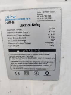 Ulica 255 waat used panel for sale panel