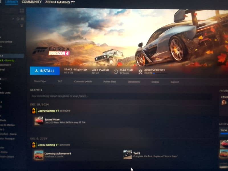 Forza horizon 4 and 5 online version and 3 more paid games 0