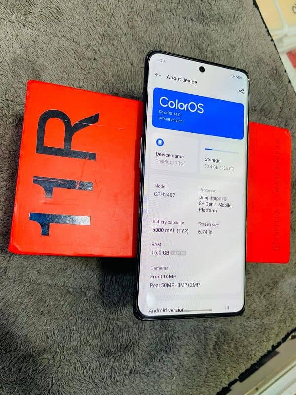 one plus 11R 16+12/256 GB box pack duo physical Non PtA 4