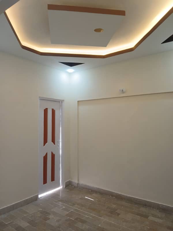 Flat for Rent. . . New Flat. . . Near Johar-Mor karachi 3