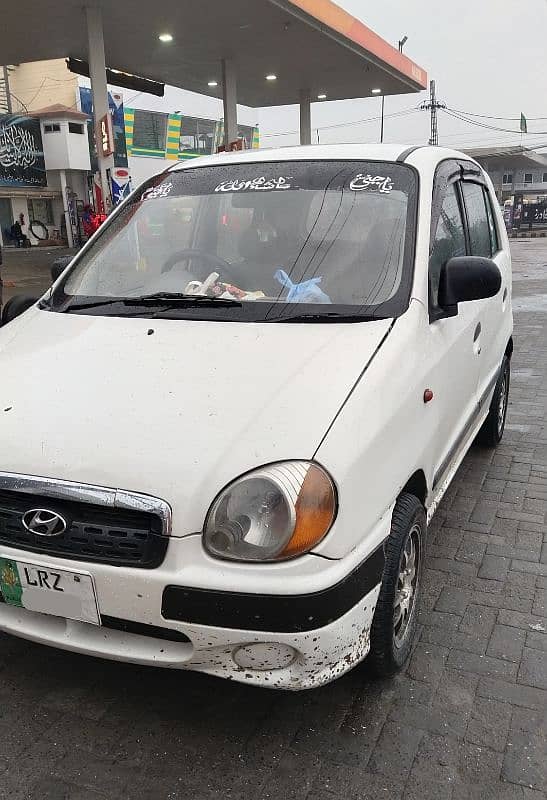 Hyundai Santro Exec 2004 Model White Colour 5