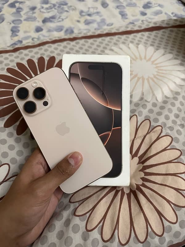 Iphone 16 pro desert titanium 256gb 0