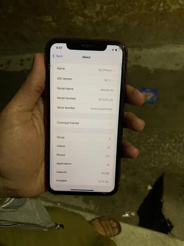 iPhone XR  jv 64 gb 6