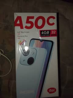 ITEL A50c just box open 4/32