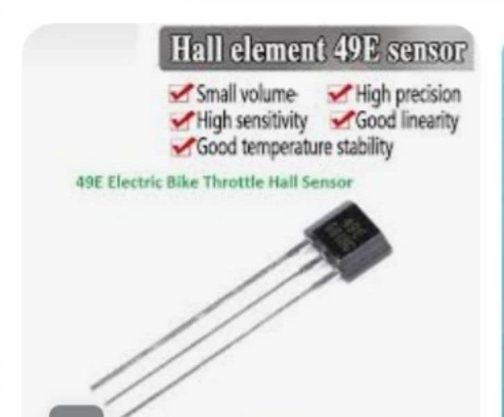 49e Hall Effect Sensor Linear Electric Bike Throttle Repair 0