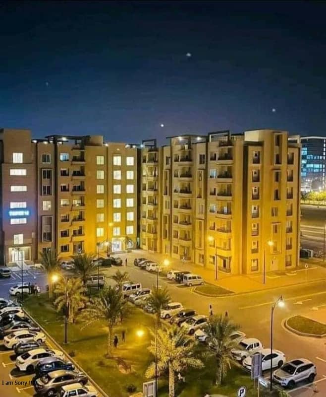 2 bed flat for rent with lift in bahria town karachi 0