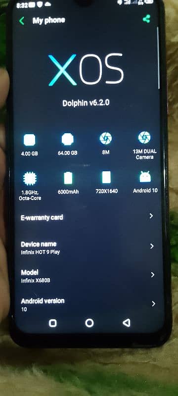 Infinix hot 9 play urgent sale 5