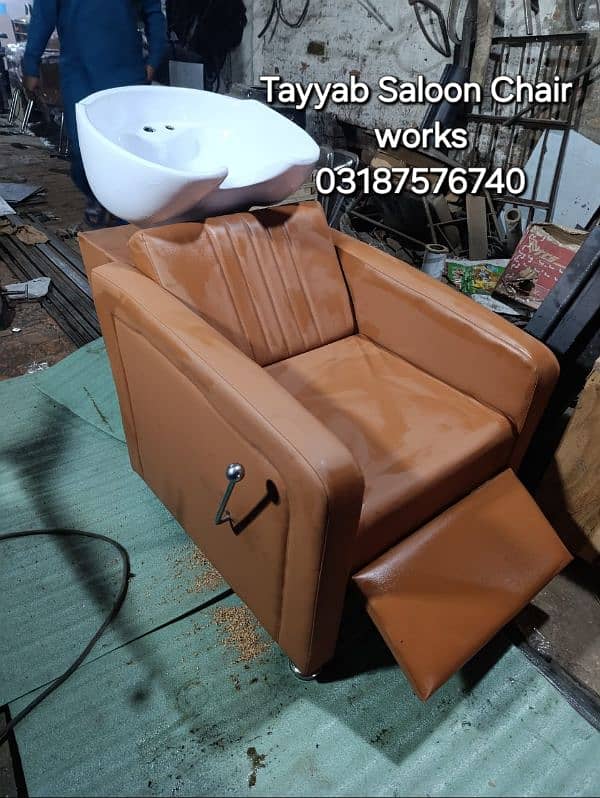 Parlour Chair/Salon Chair/Hair Wash Unit/Pedicure/Facial Bed/Trolley 13