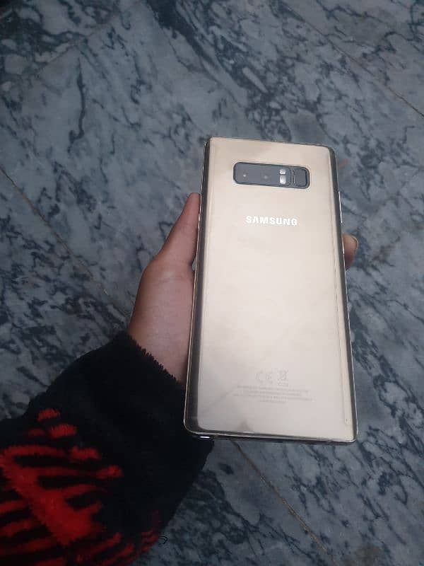 Samsung note8 Ram6/Room64 GB pta official approved only sim call 3