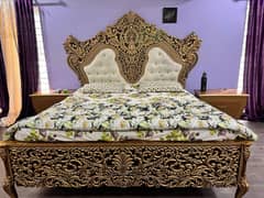 Royal Double bed without mattress