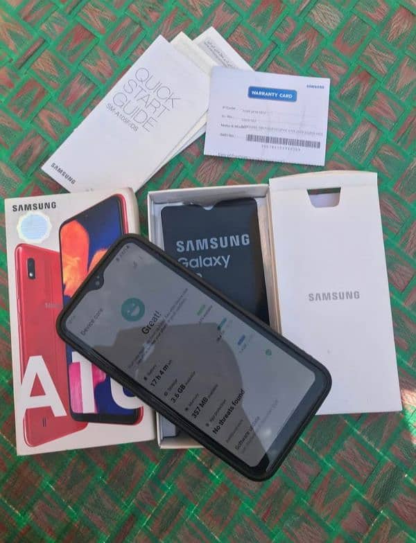 Samsung A10 2/32 full box best for hotspot no exchange read detail 1