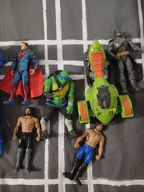 super hero and wrestler action figures 3