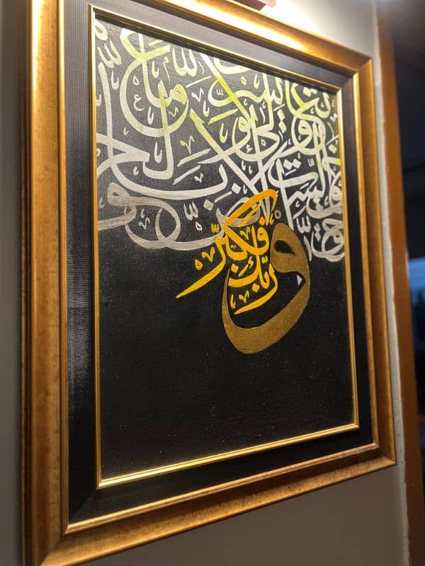 calligraphy aclyric painting for sale 2