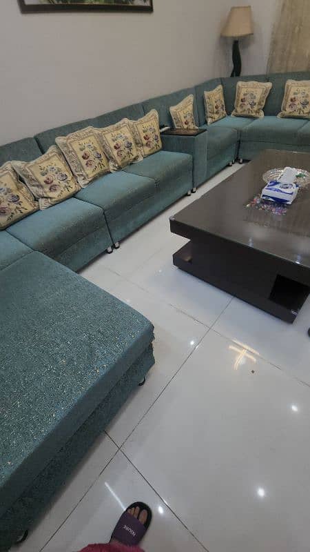 u shape sofa 11 seater 4