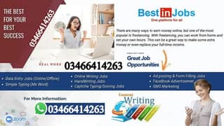 Assignment Job | Part Time Full Time Job | Job for male and female