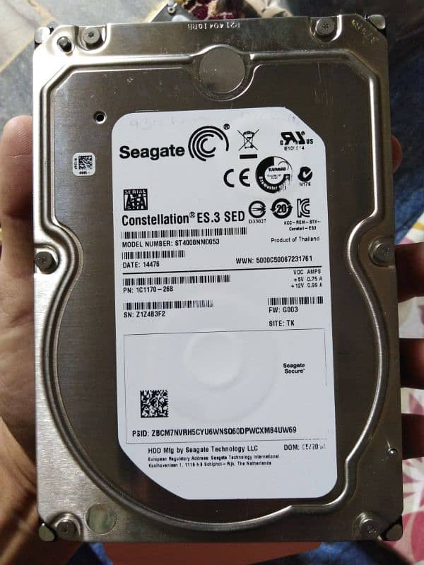 4 TB HARDDISK & 2TB 0