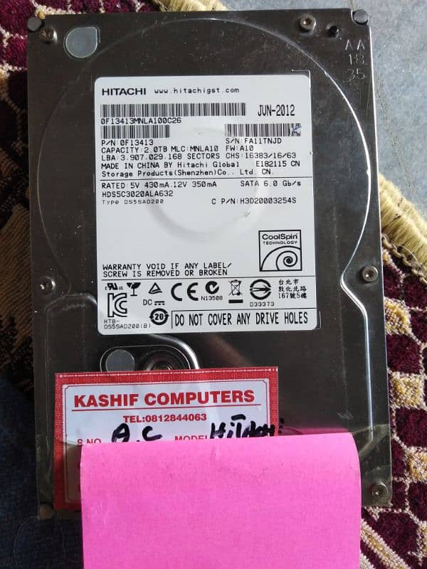 4 TB HARDDISK & 2TB 2