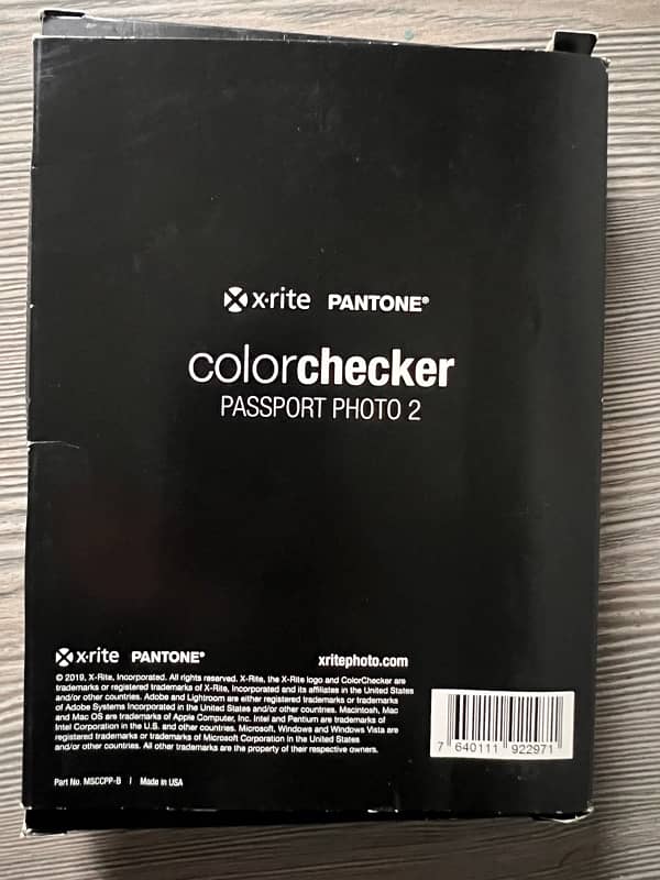 color checker X-rite 4