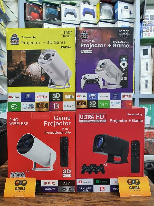 Android Gaming Projectors P30 - HY300 PRO - S40 - HCS350 MAX - HY320 1