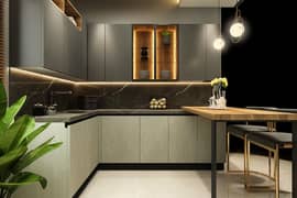 Kitchen/Wood/Carpenters/Wardrobe/Kitchen Cabinet/Media Wall/Almari