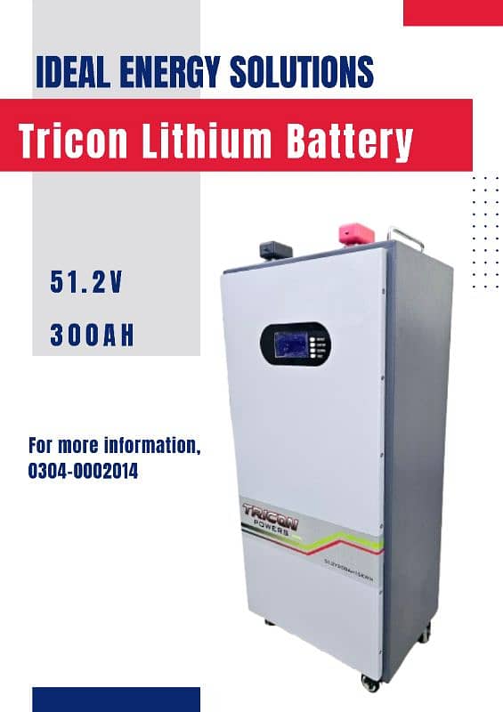 Lithium Battery 48v 300Ah With 5 Years Warranty 0