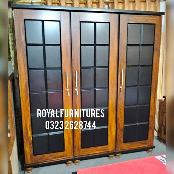 Wardrobe - Almari - 2 door Almari - 3 door wardrobe-glass door almari 17