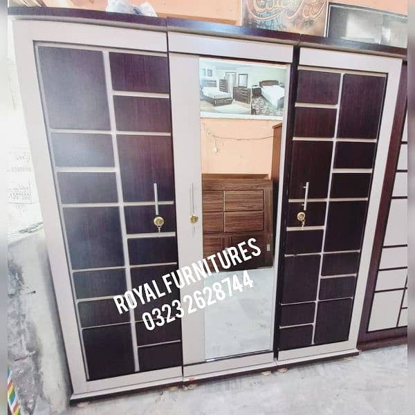 Wardrobe - Almari - 2 door Almari - 3 door wardrobe-glass door almari 19