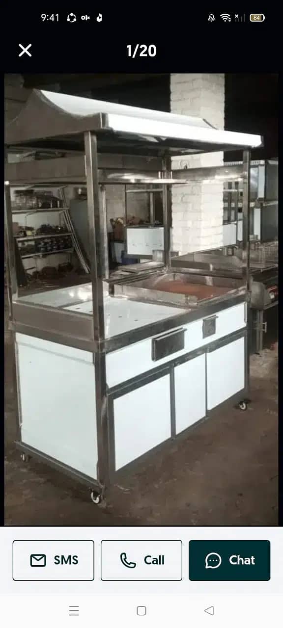 pizza oven 4 foot 5 foot 6 foot shawarma and burger Counter 16