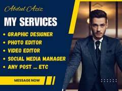 Graphic Designer , Photo Editor & Video Editor