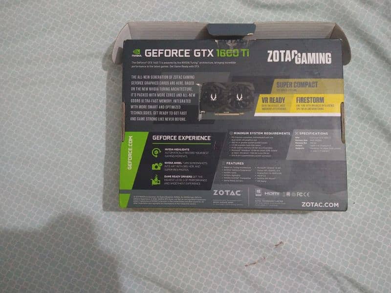 zotac gaming gtx 1660ti 1