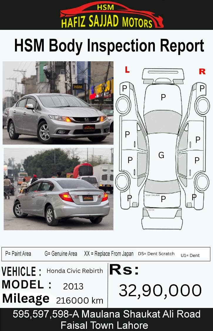 Honda Civic Prosmetic 2013 9