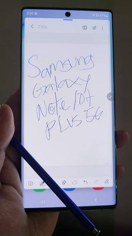 Samsung Note 10 plus full box official approved 1