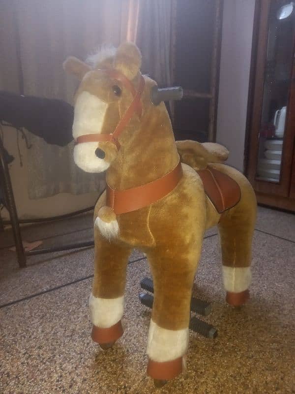 jojopoony ride on horse toy 1