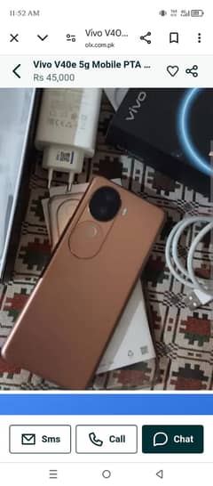 Vivo V40e 5g Mobile PTA approved contact Whatsapp O329 35,54428