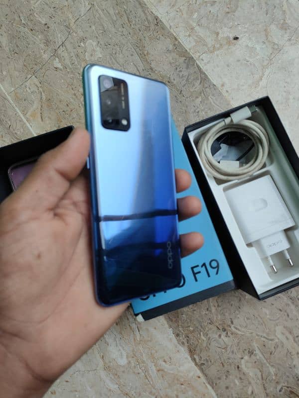 Oppo F19 6/128 GB official PTA approved lush condition 2