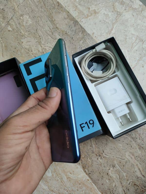 Oppo F19 6/128 GB official PTA approved lush condition 8