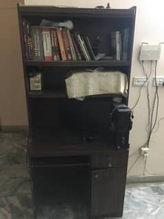 Book shelf + Computer table for sale